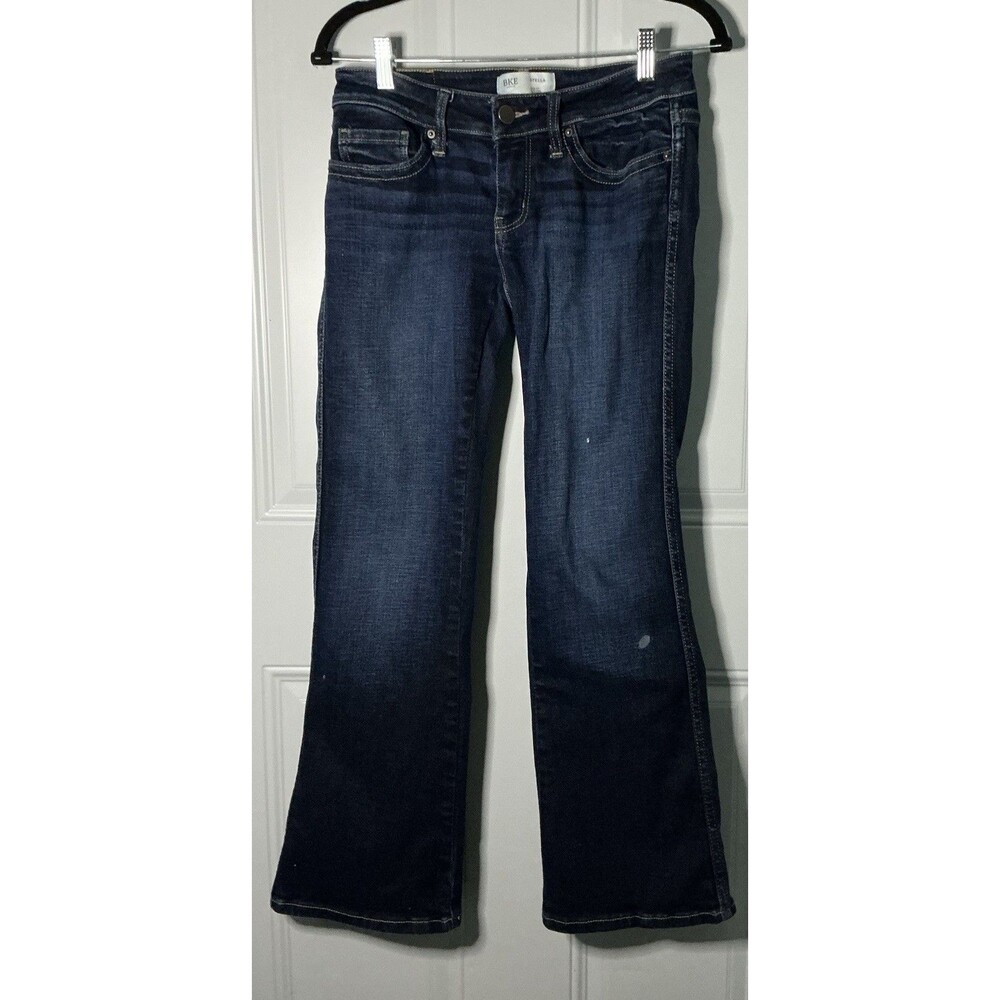 The Buckle BKE Denim Jeans Stella Women’s 27 x 30 Low Rise Bootcut Slim Fit Dark